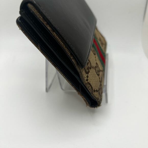 GUC Gucci Vintage Tan Sherry Wallet - Picture 4 of 9